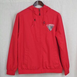 St. Lawrence University Saints Lined Hooded Full Zip Victory Jacket Unisex Small